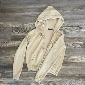 brandy melville knitted zip-up 🍦